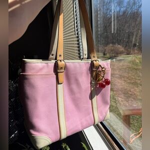 Y2K Vintage Pink Coach Tote Bag